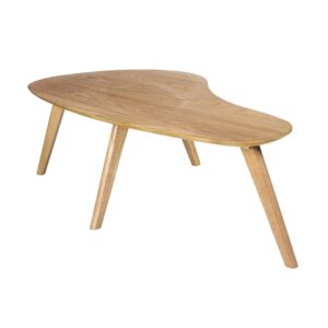 Contemporary Mid-Century Coffee Table with Freeform Design